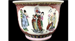 Chinese Famille Rose Porcelain Planter