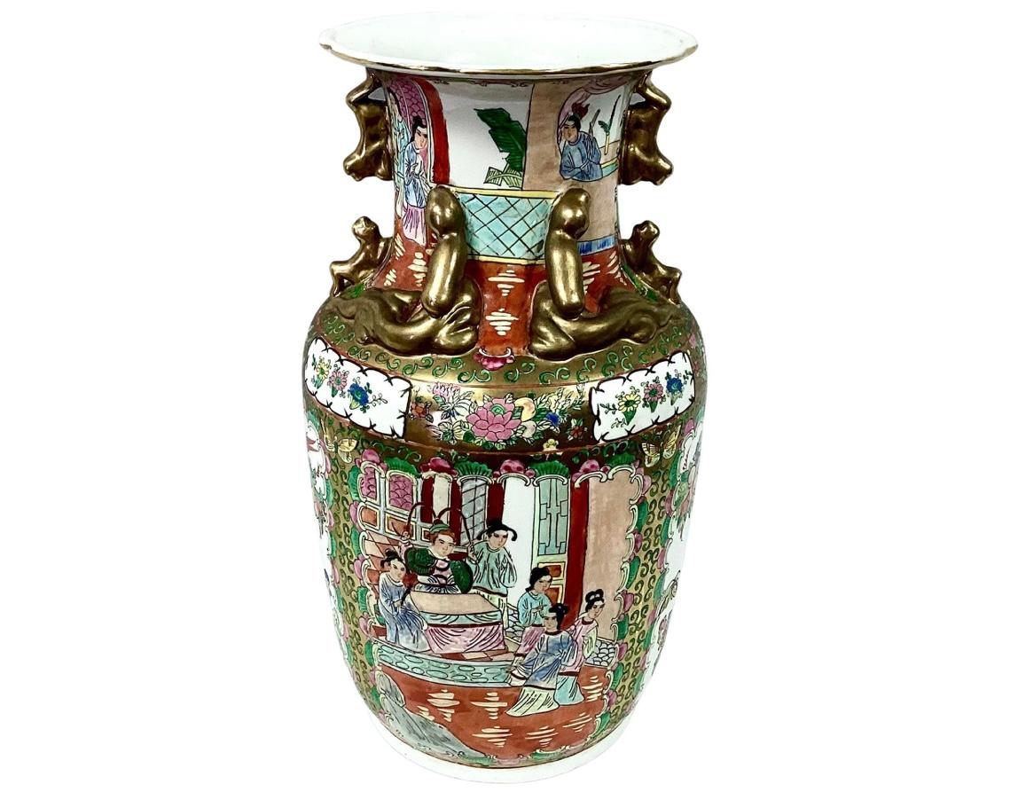 Chinese Export Chinese Famille Rose Porcelain Vase For Sale
