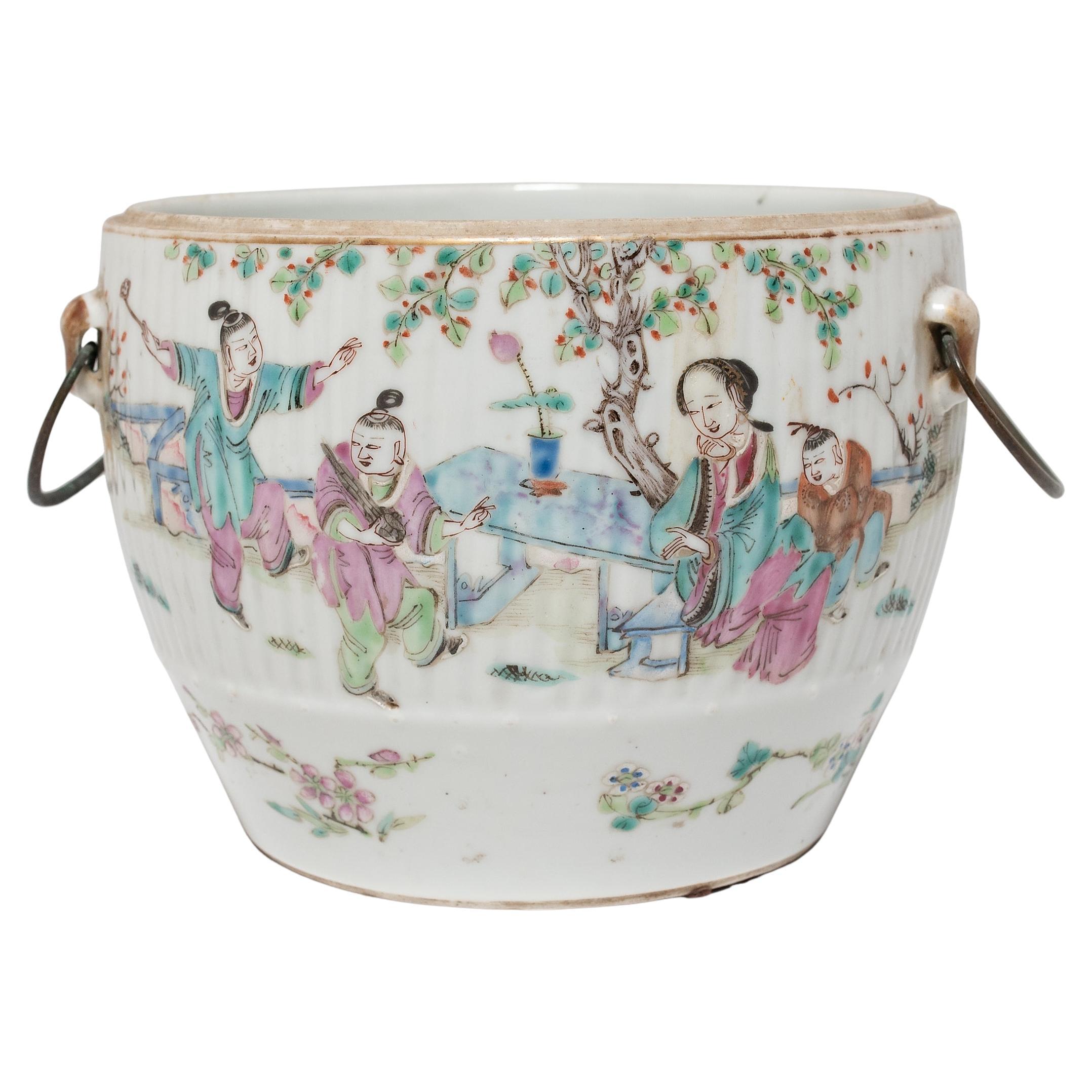Chinese Famille Rose Soup Tureen, c. 1870 For Sale