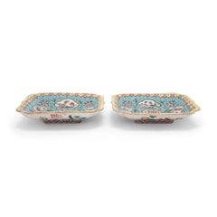 Chinese Famille Rose Square Dish, c. 1900