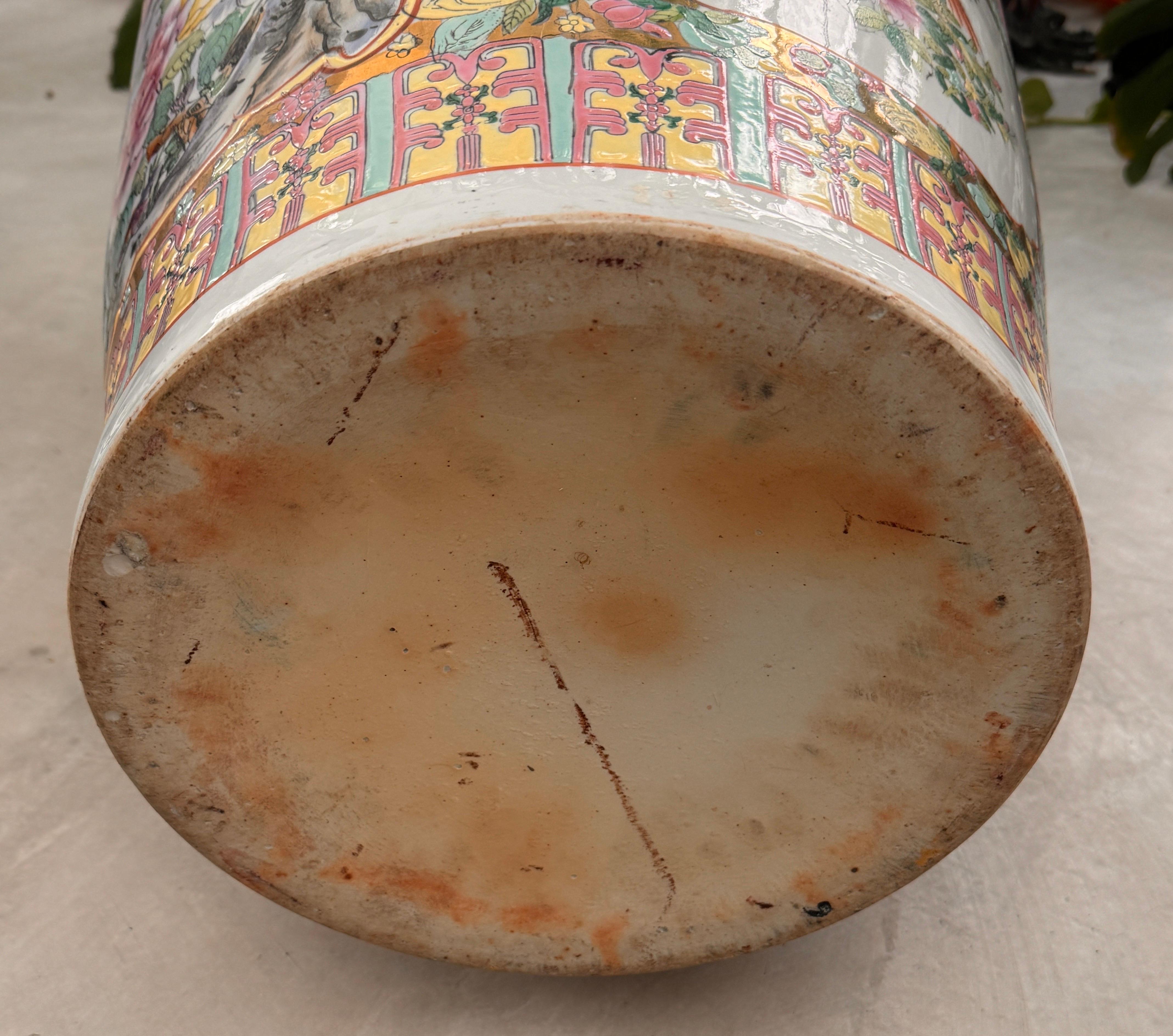 Chinese Famille Rose Vase Floral 49