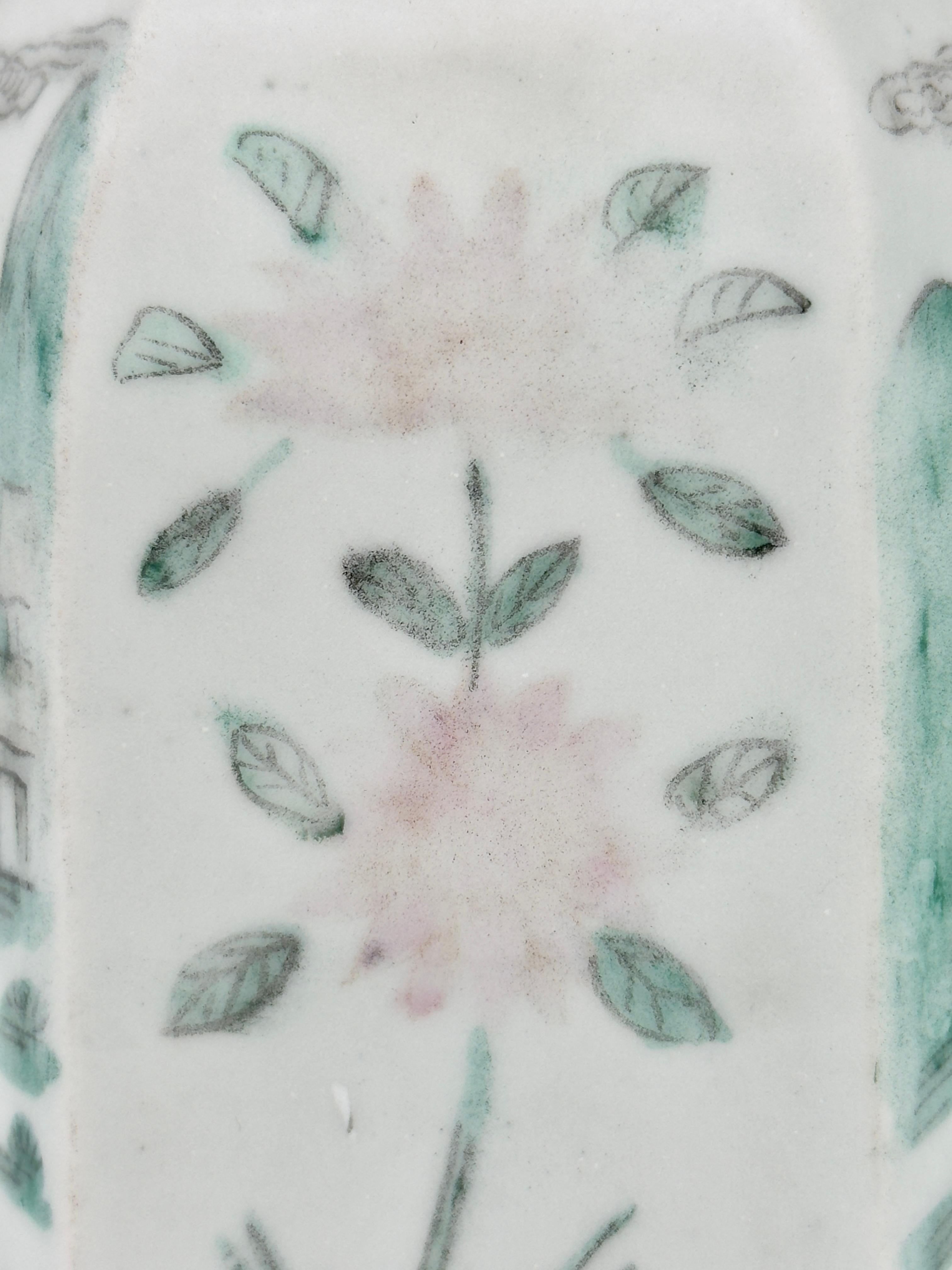 Famille Rose/Verte Ewer, dinastia Qing in vendita 3