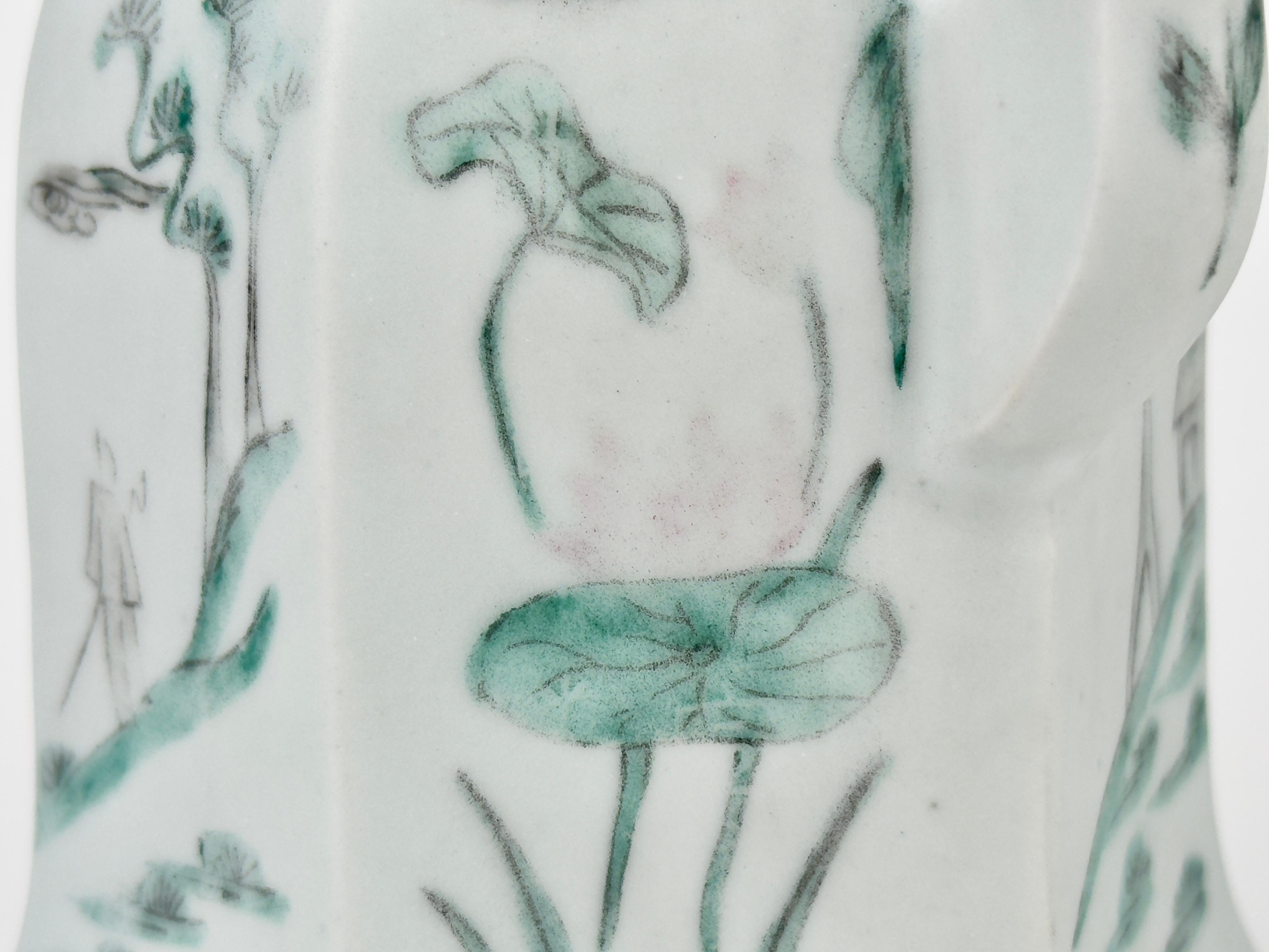 Famille Rose/Verte Ewer, dinastia Qing in vendita 1