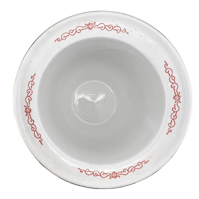 Céramique Jardinière chinoise en famille verte pour pak-choï avec accents dorés, style Qing en vente