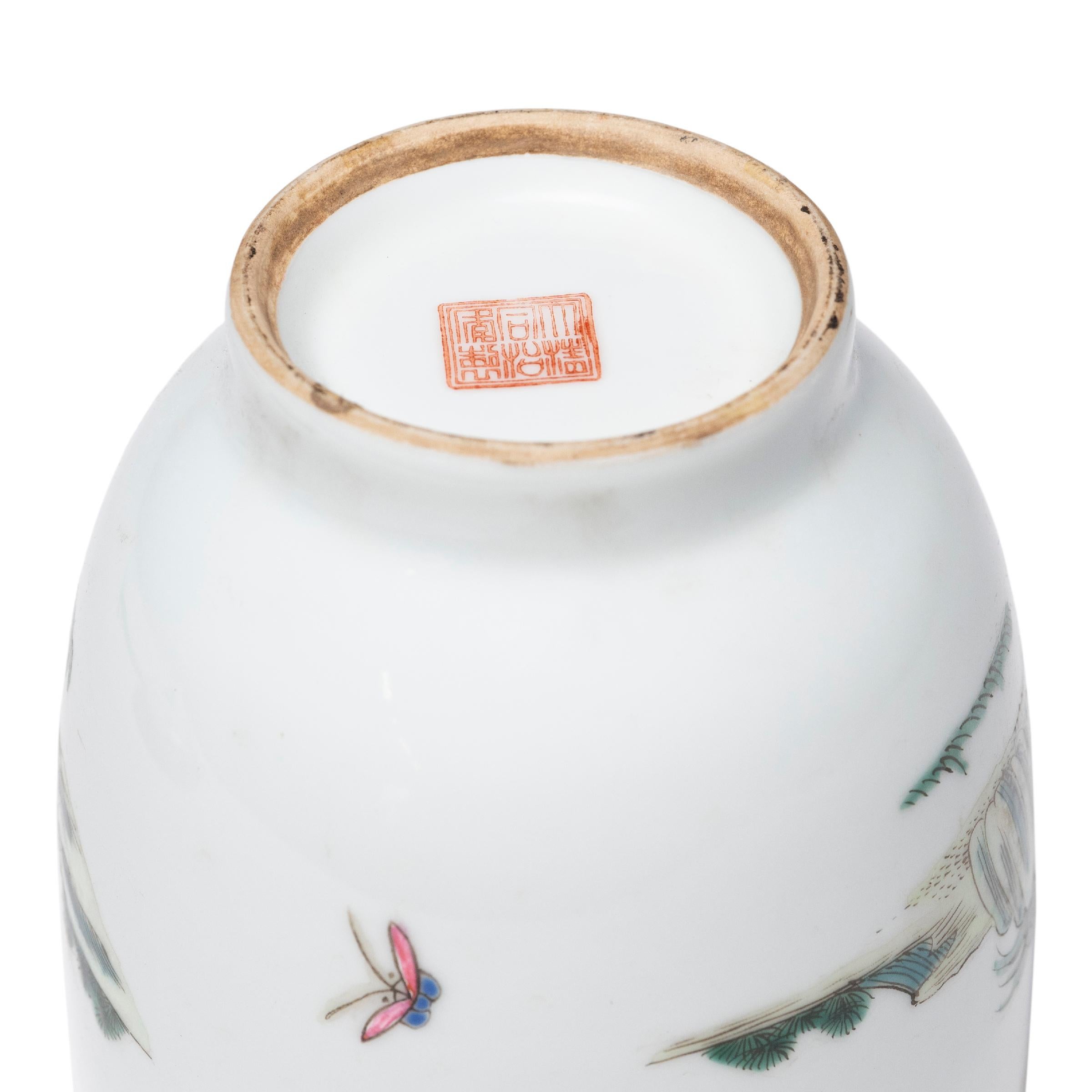 Chinese Famille Verte Jar with Horseback Procession 2