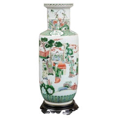 Chinese Famille Verte Porcelain Vase