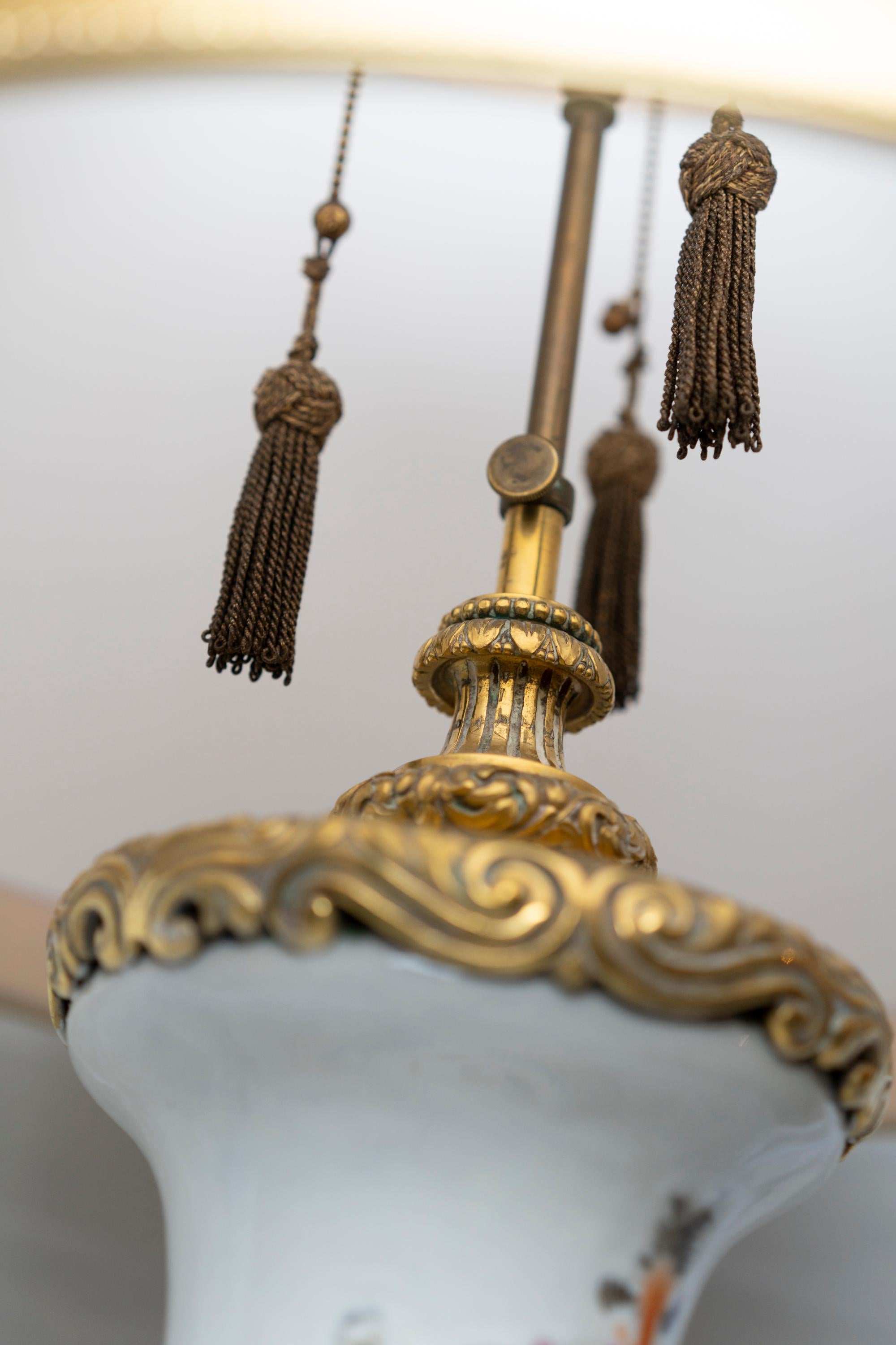 Lampada da tavolo cinese Famille Verte in vendita 1