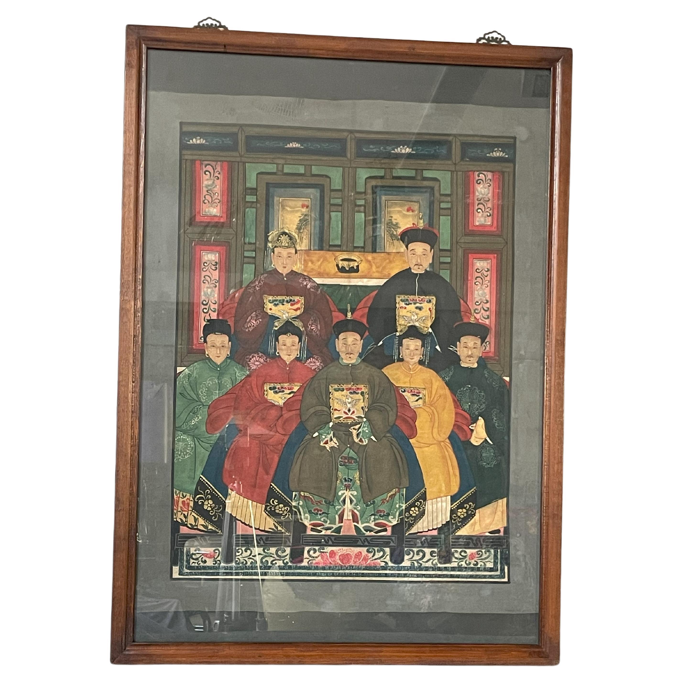 Chinese Family Painting