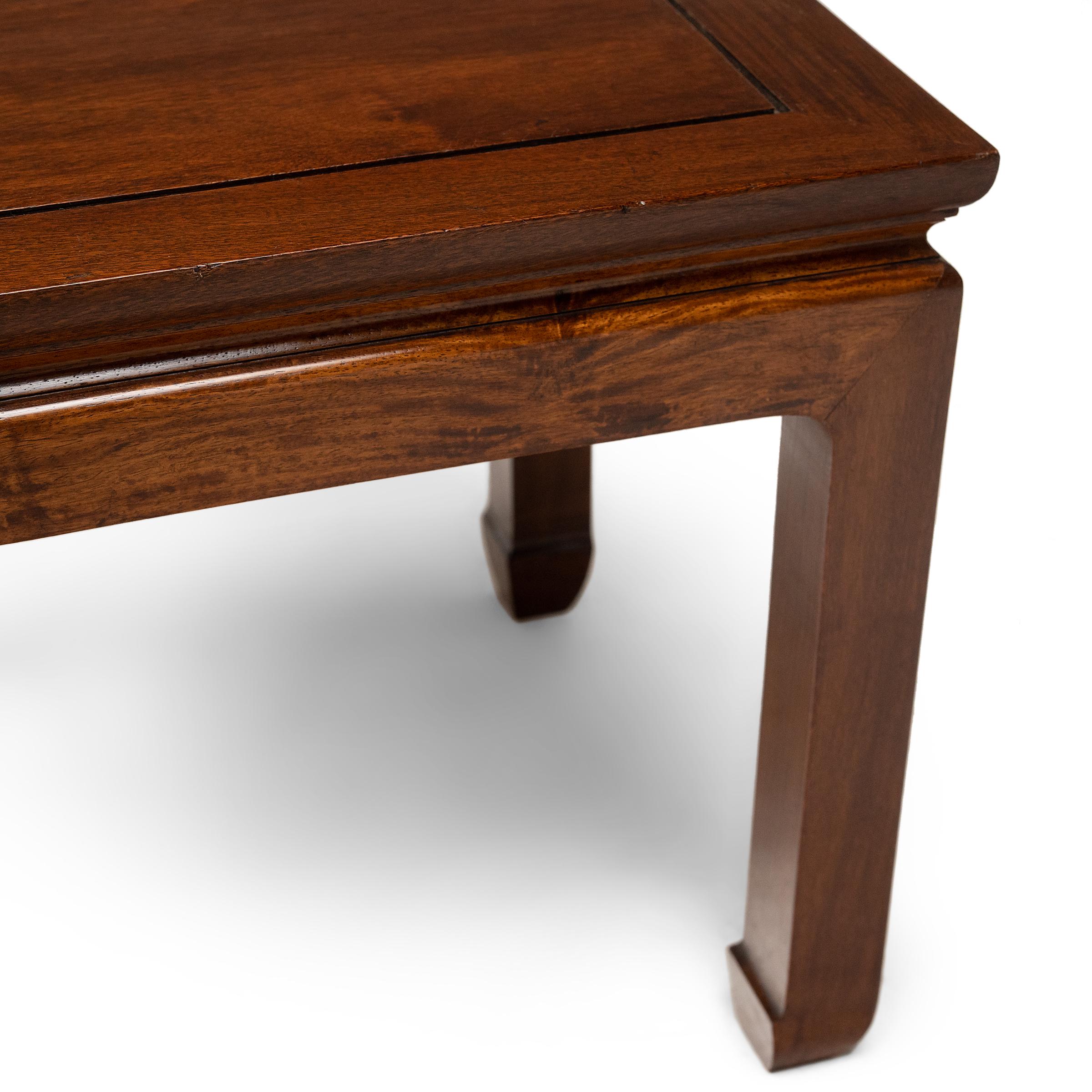 Chinese Fang Deng Square Stool, c. 1900 In Good Condition For Sale In Chicago, IL