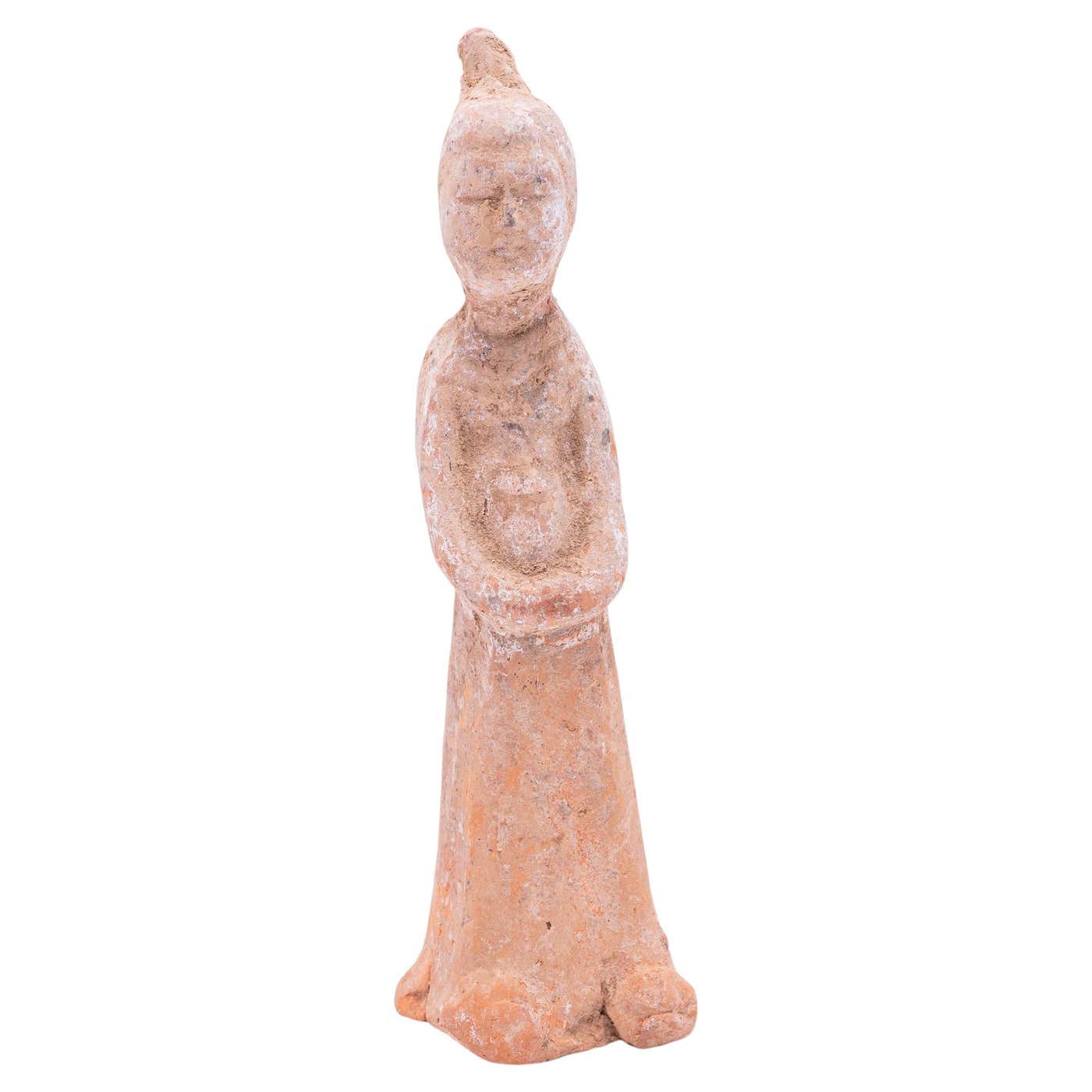 Chinese Female Mingqi Spirit Attendant For Sale at 1stDibs