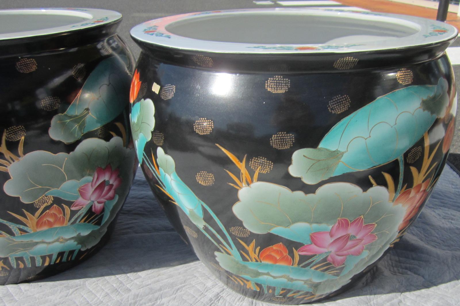 Hand-Crafted Chinese Fish Bowls For Sale