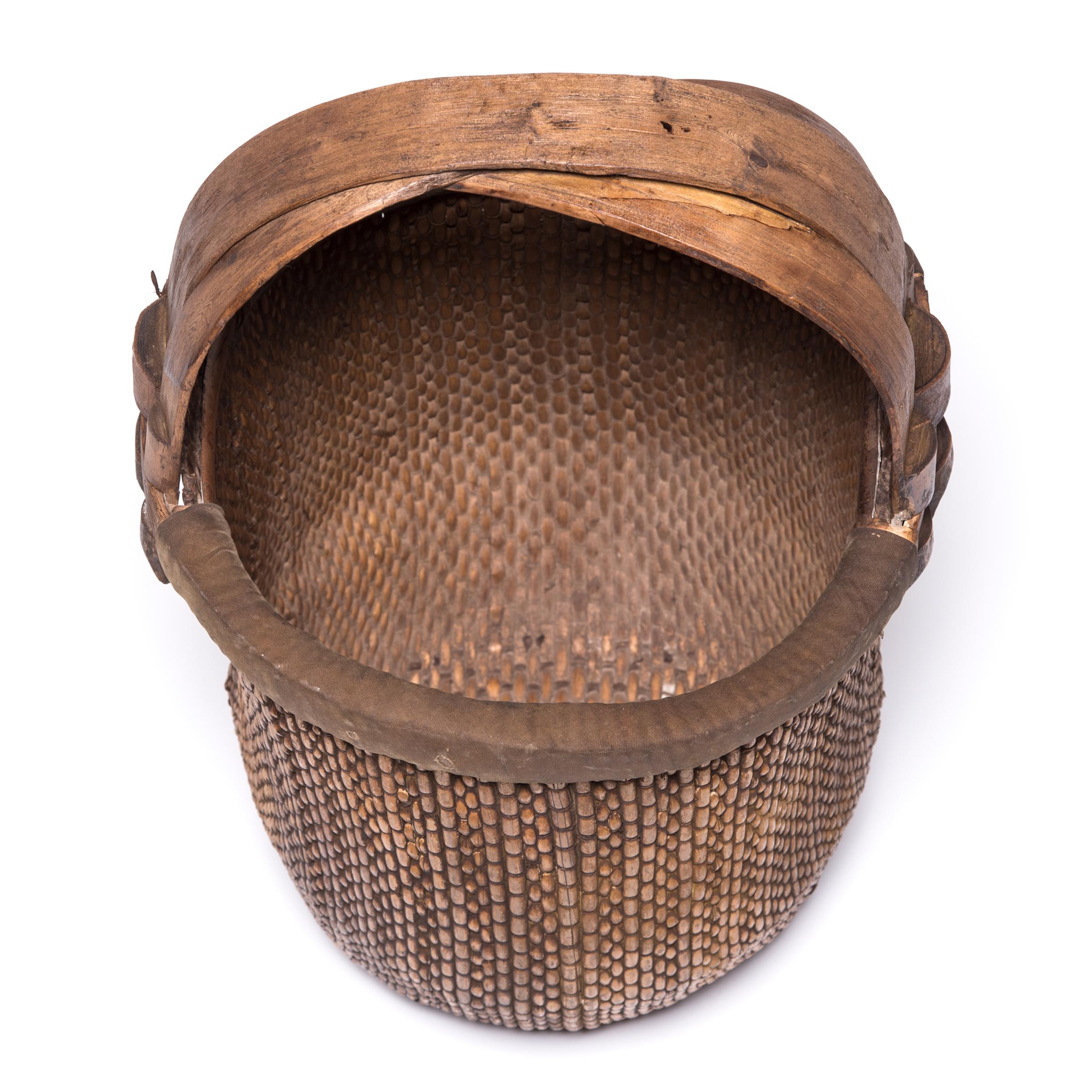 Chinese Fisherman's Basket, circa 1900 In Good Condition For Sale In Chicago, IL
