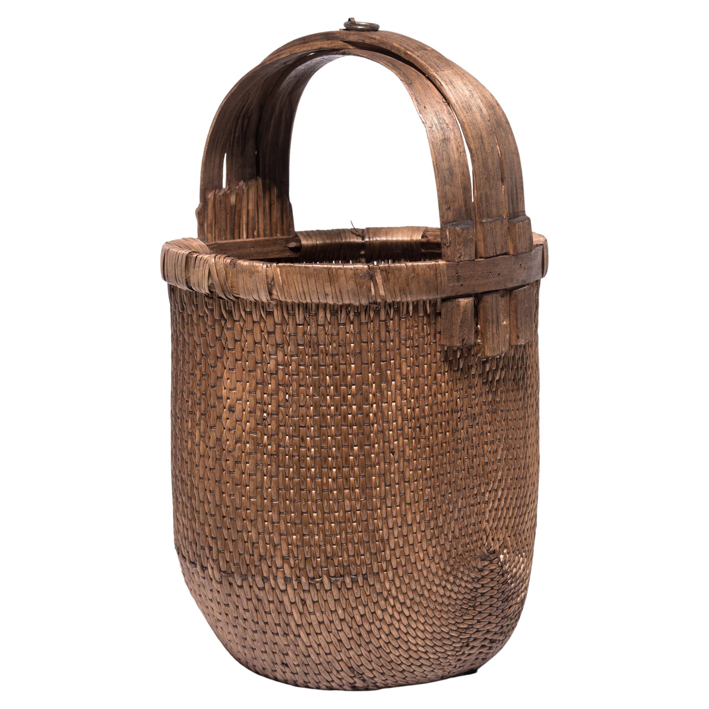 Chinese Fisherman's Basket, circa 1900 For Sale