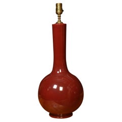 Antique Chinese Flambe Vase Lamp