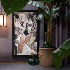 Chinese Floral Relief Urn, c. 1850