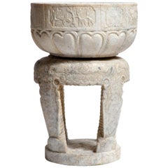 Chinese Flower Pot with Stand