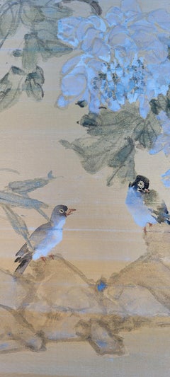 Chinese Folding Screen Hand Painted