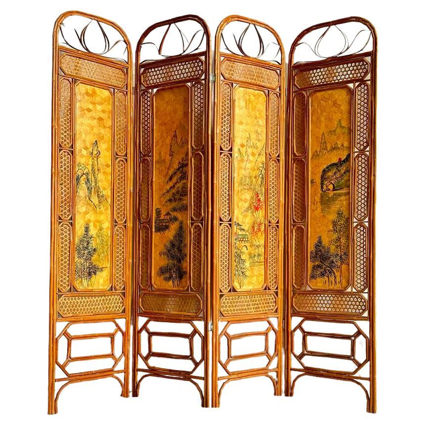Chinese Folding Screen Partition from the XX Century