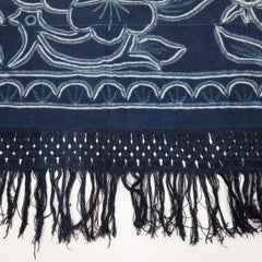 Chinese Folk art Indigo Panel, 1980s