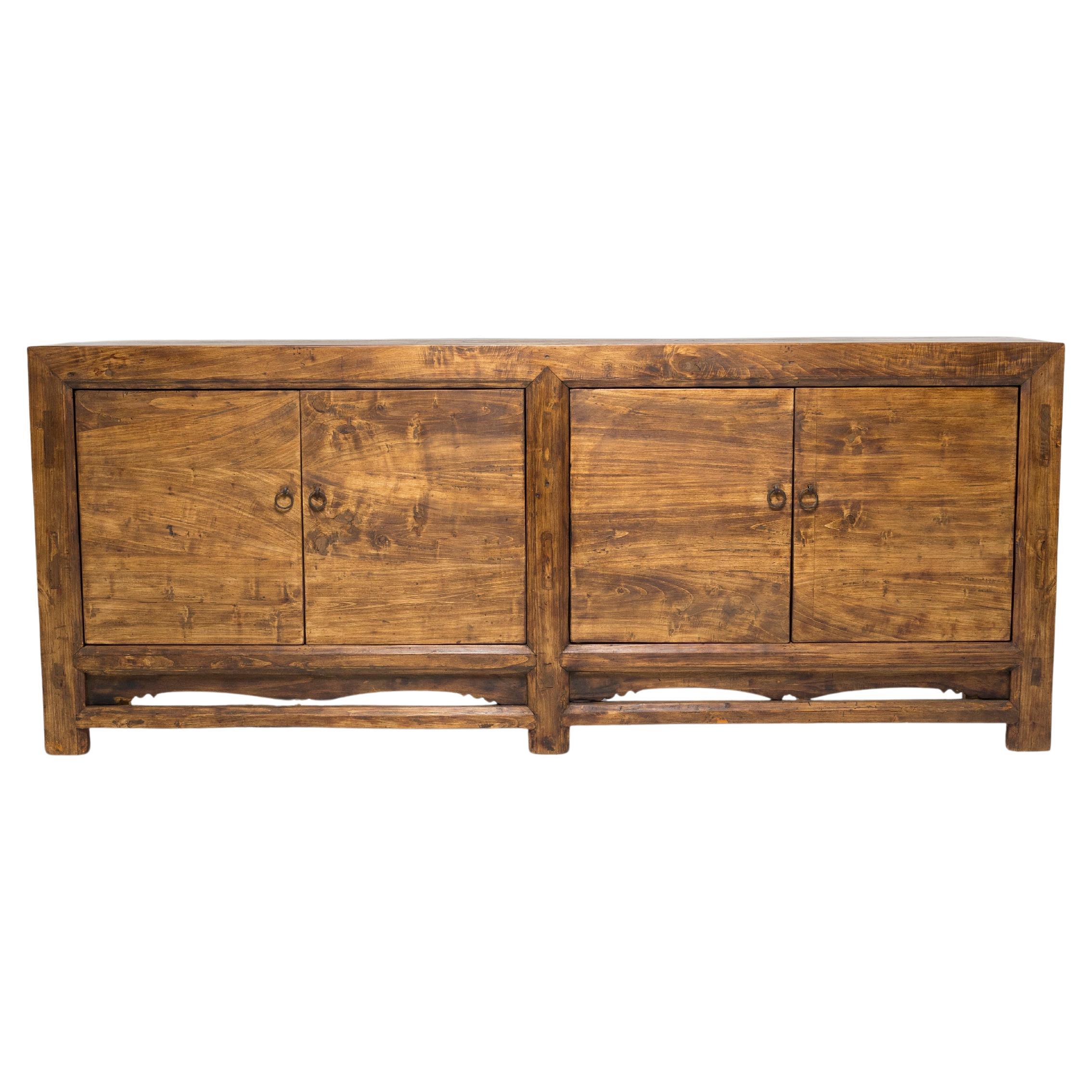 Chinese Four Door Herdsman Coffer, circa 1880 For Sale