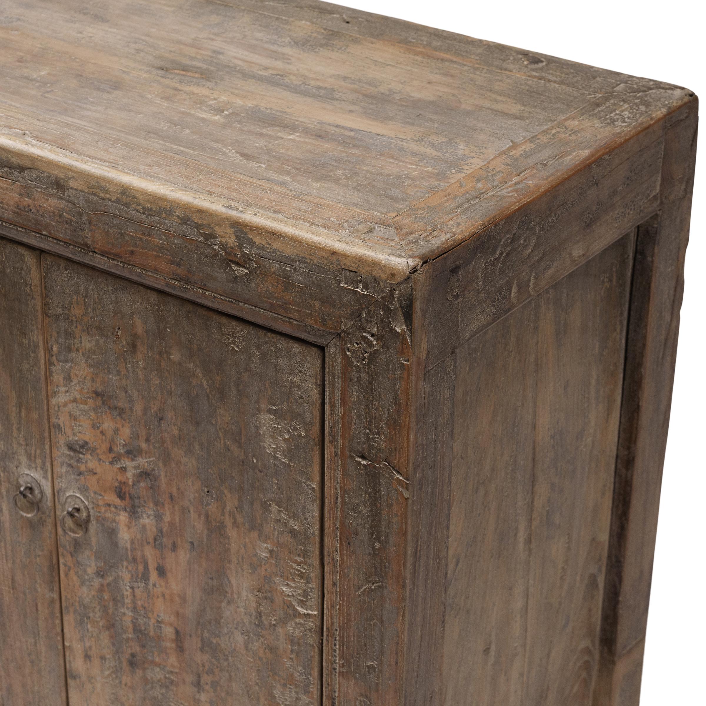 20th Century Chinese Four Door Steppe Coffer, c. 1900