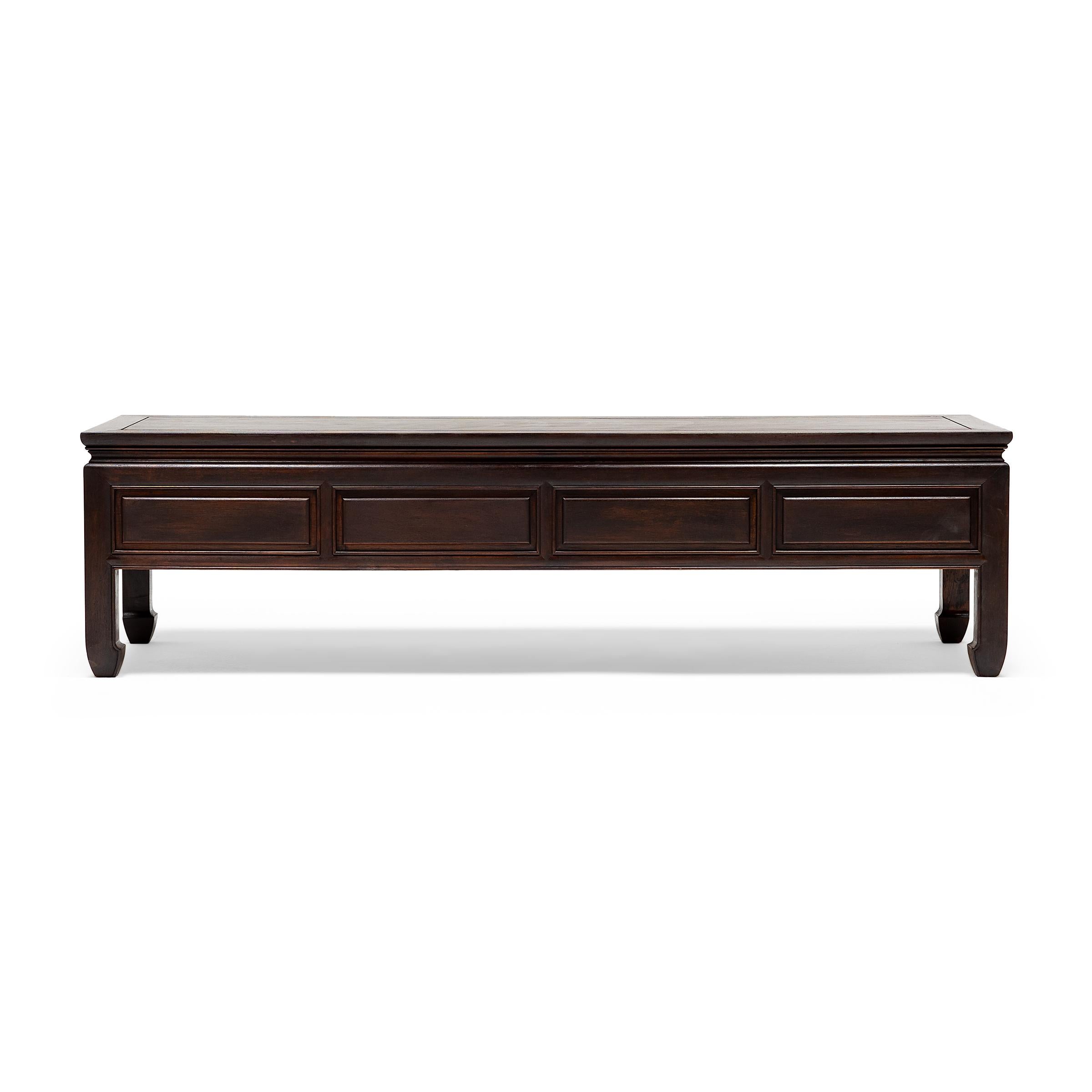 Chinese Four Drawer Kang Table, c. 1900 For Sale 2