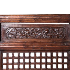 Chinese Four-Panel Lattice Screen