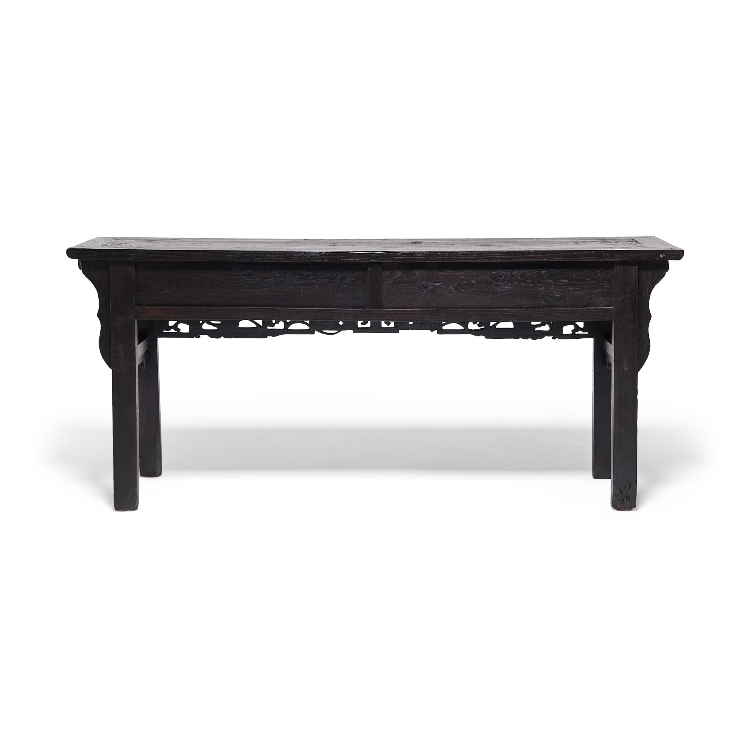 Qing Chinese Four Seasons Altar Table, circa 1850 For Sale