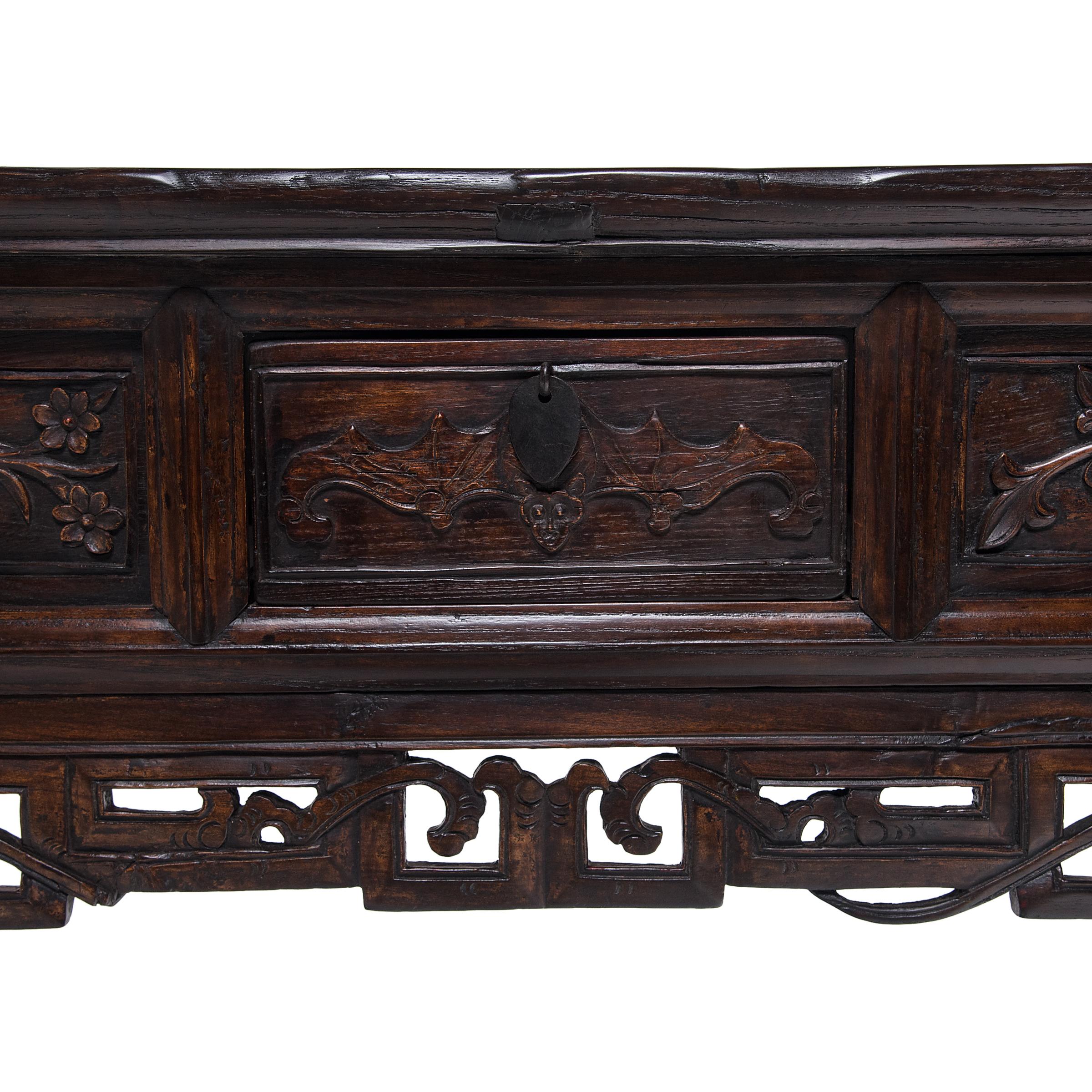 Chinese Four Seasons Altar Table, circa 1850 For Sale 1