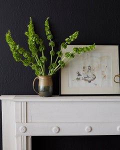 Chinese Framed Water Color of a Man and Woman