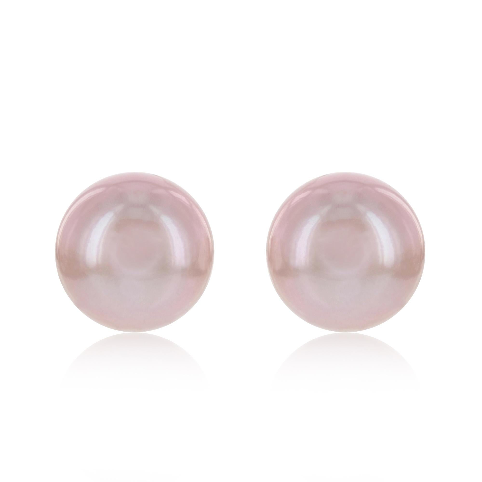 10 mm pearl earrings