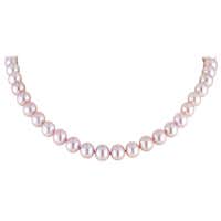 Natural Pink Pearl Necklace at 1stDibs | pink pearl necklaces