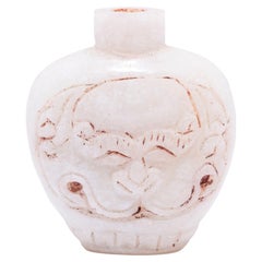 Chinese Fu Dog Stone Snuff Bottle, circa 1900
