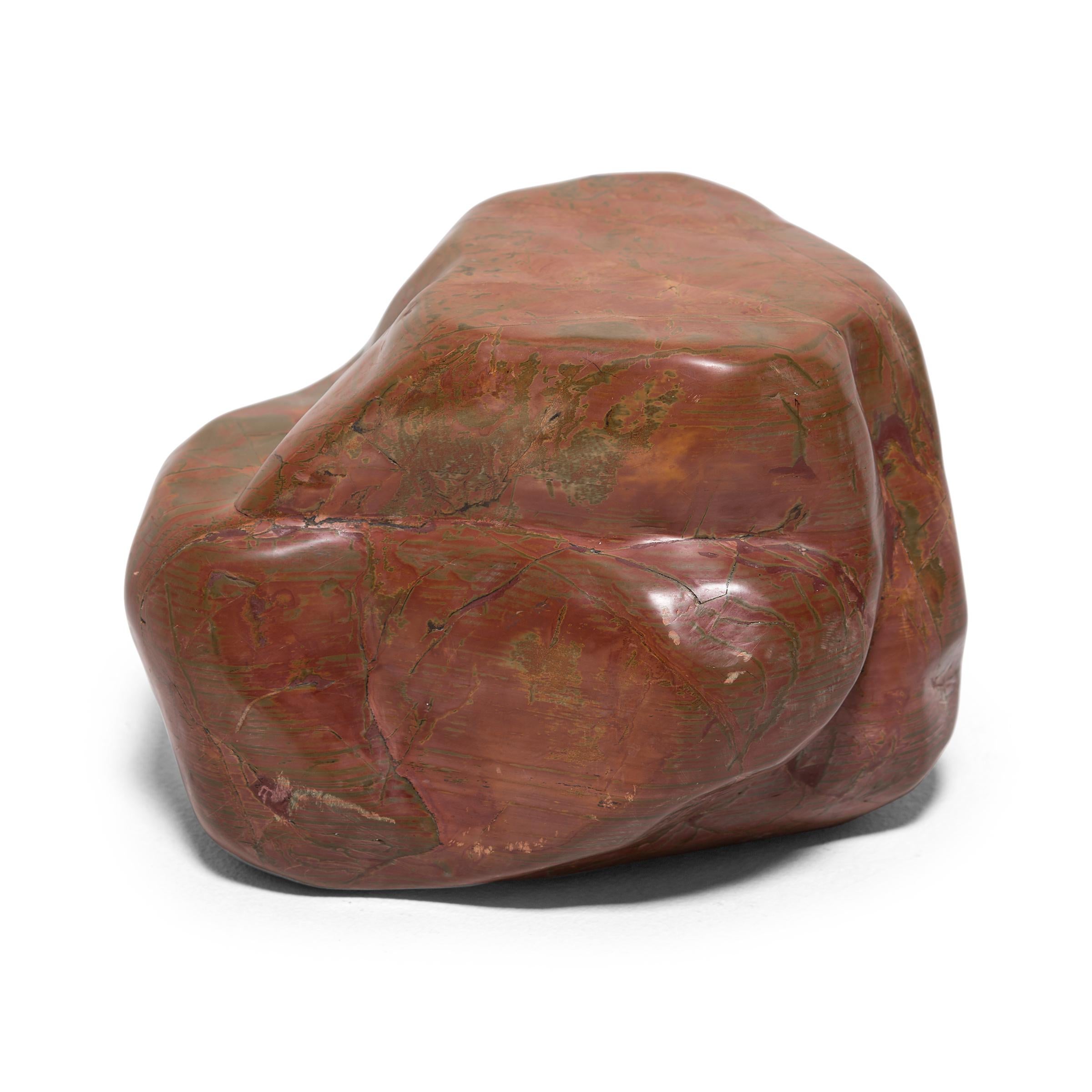 Contemporary Chinese Fugui Meditation Stone