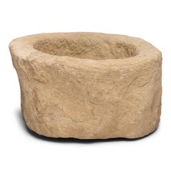 Chinese Full Moon Stone Trough, c. 1850