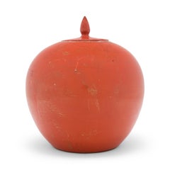 Chinese Gilt Persimmon Ginger Jar, c. 1920s