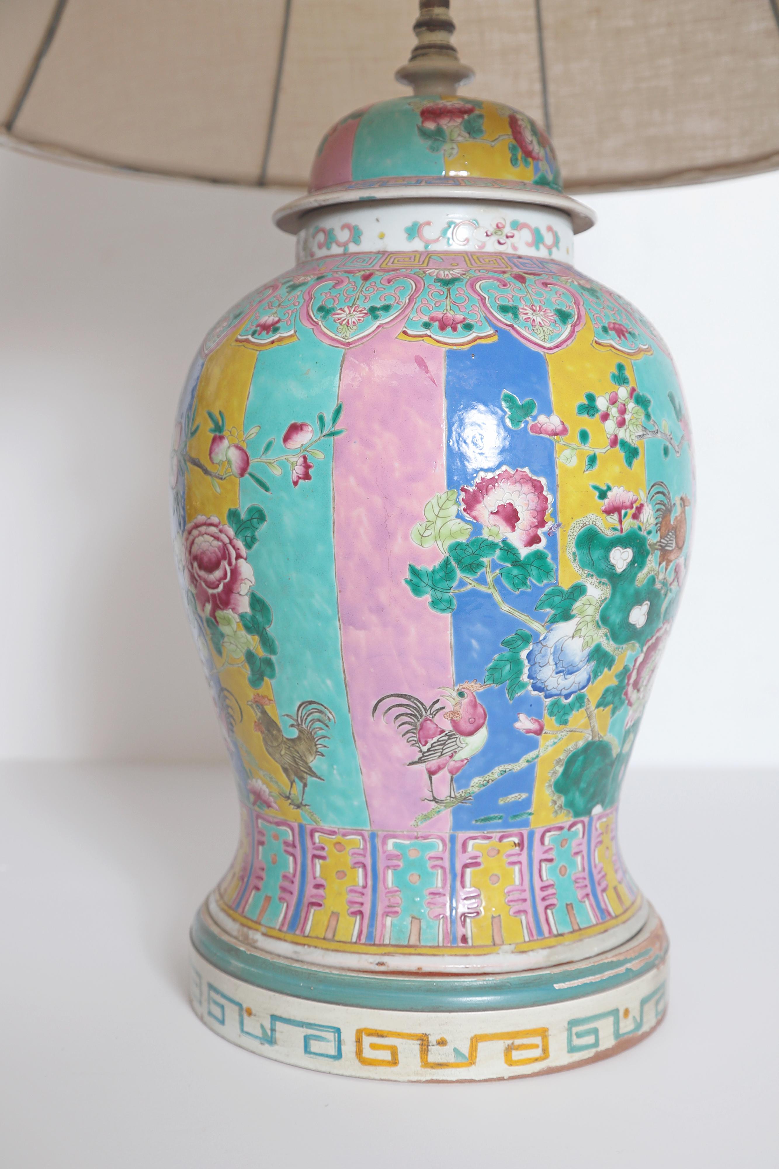 chinese jar lamp
