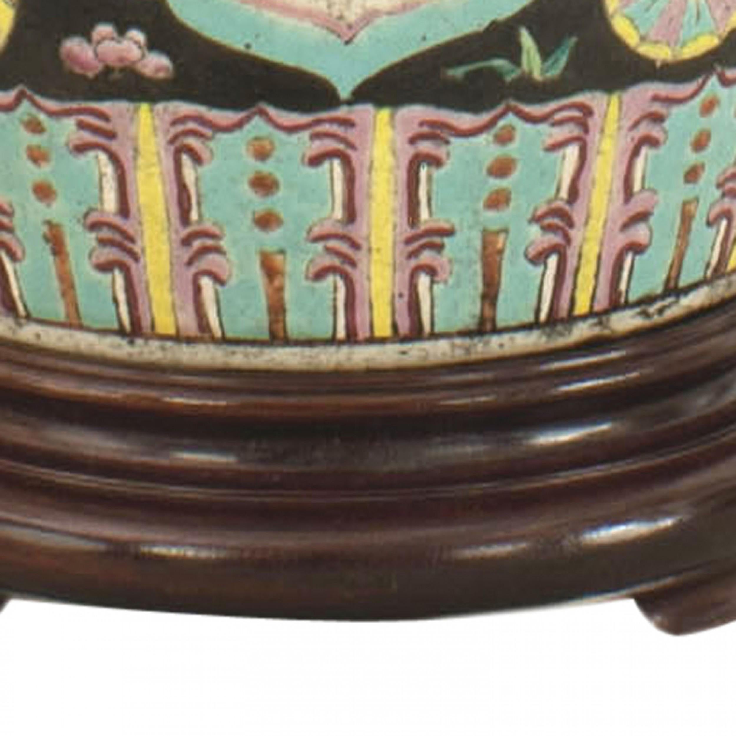 Chinese Ginger Jar Table Lamp In Good Condition For Sale In Queens, NY