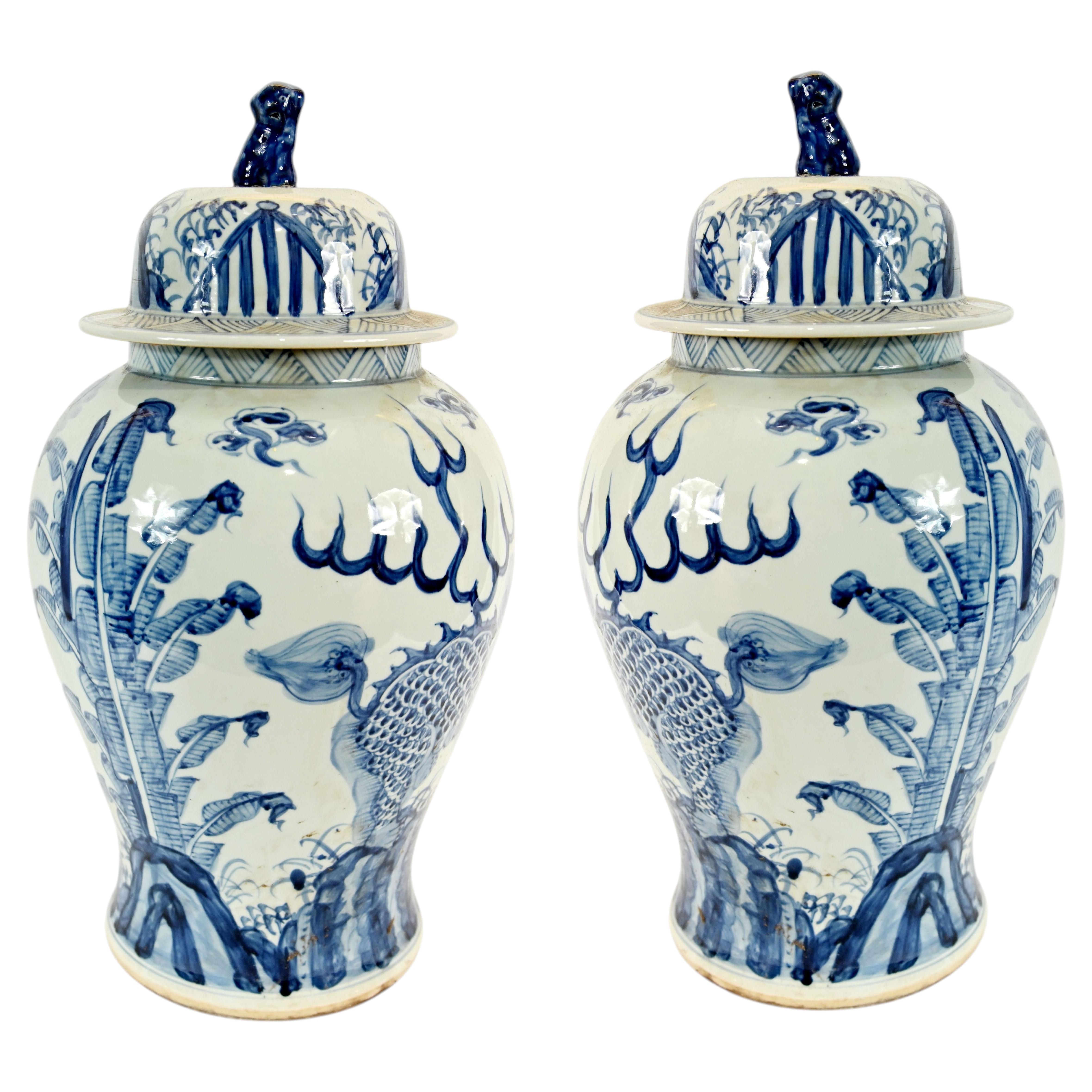 What were Chinese ginger jars used for?