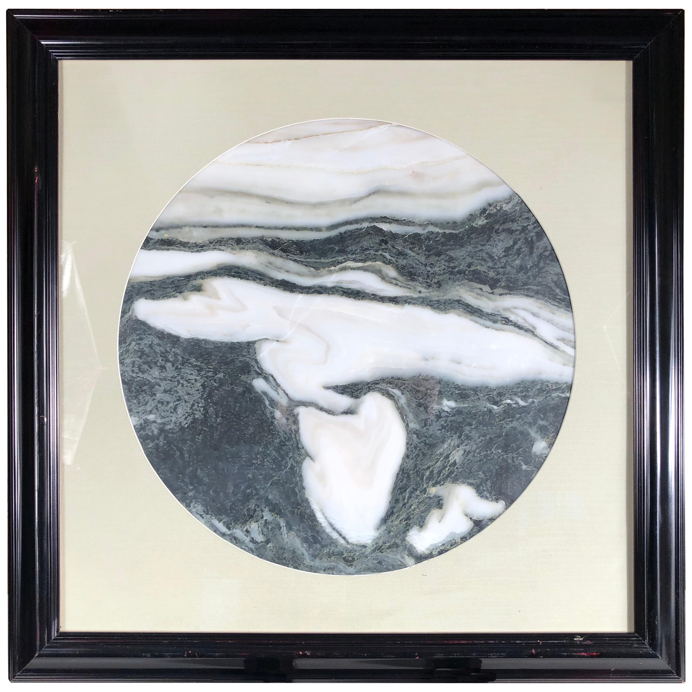 Chinese Extraordinary Natural Stone "Painting" Glacier Park For Sale