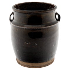 Chinese Glazed Kitchen Jar, c. 1900