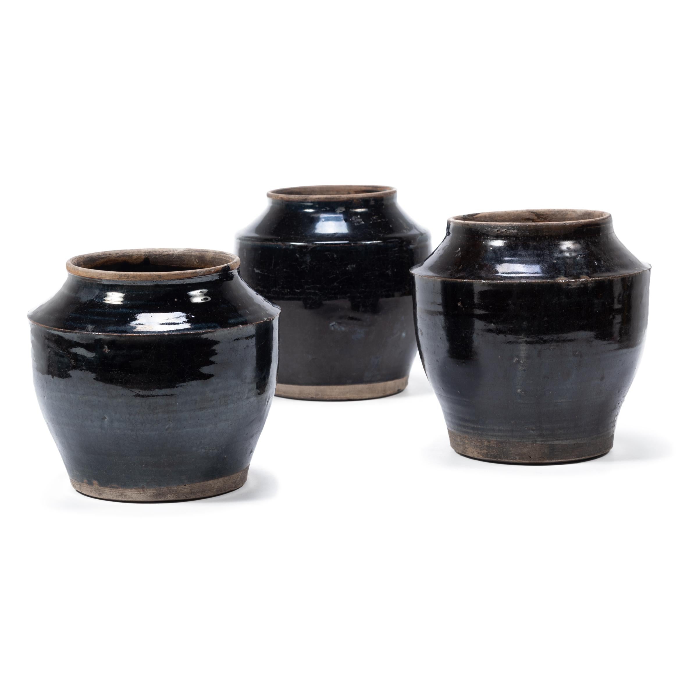 Ceramic Chinese Glazed Pantry Jar, circa 1900
