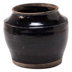 Chinese Glazed Pantry Jar, circa 1900