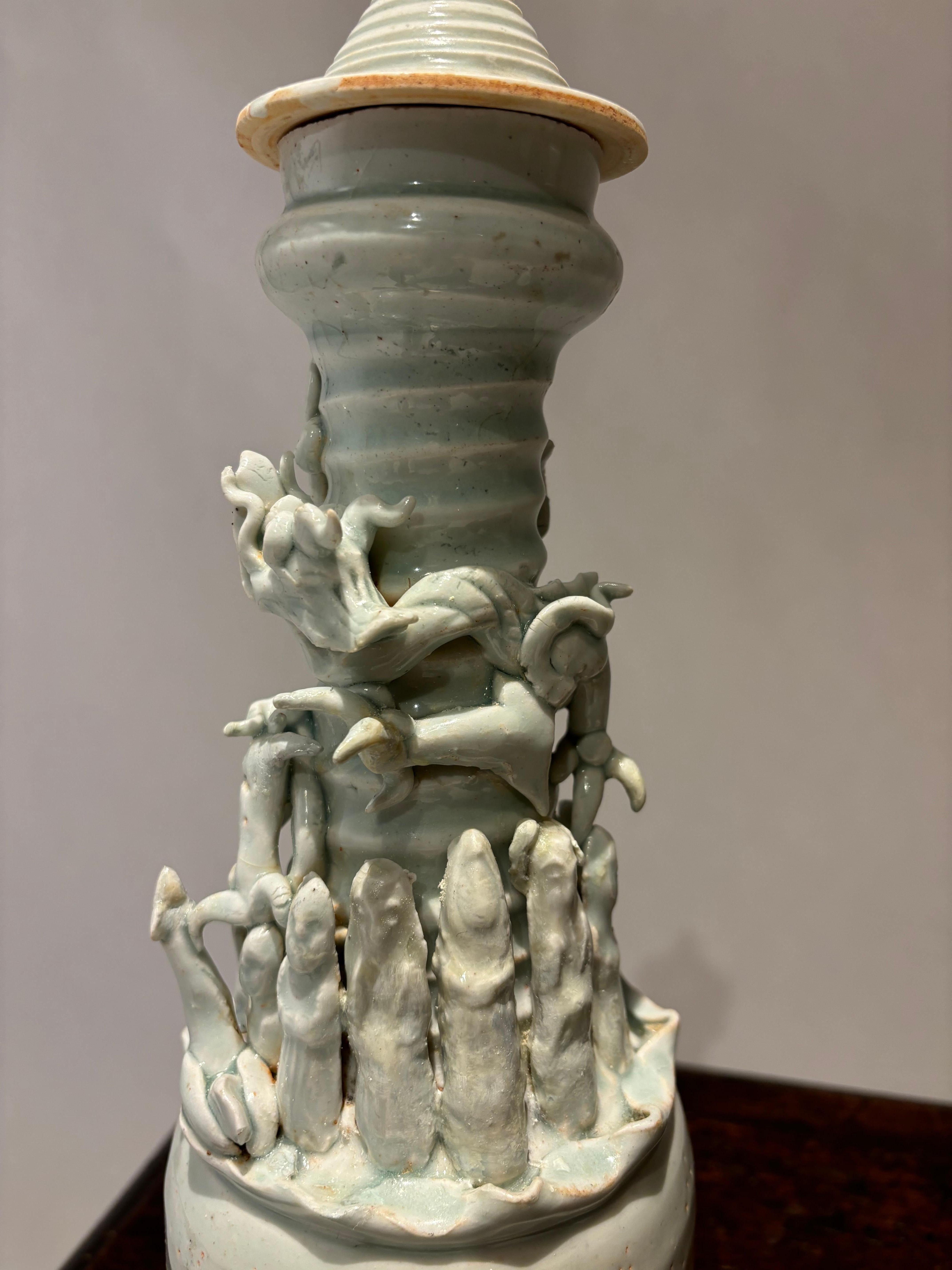 Chinese Glazed Porcelain Urns, Song Dynasty 12th Century For Sale 8