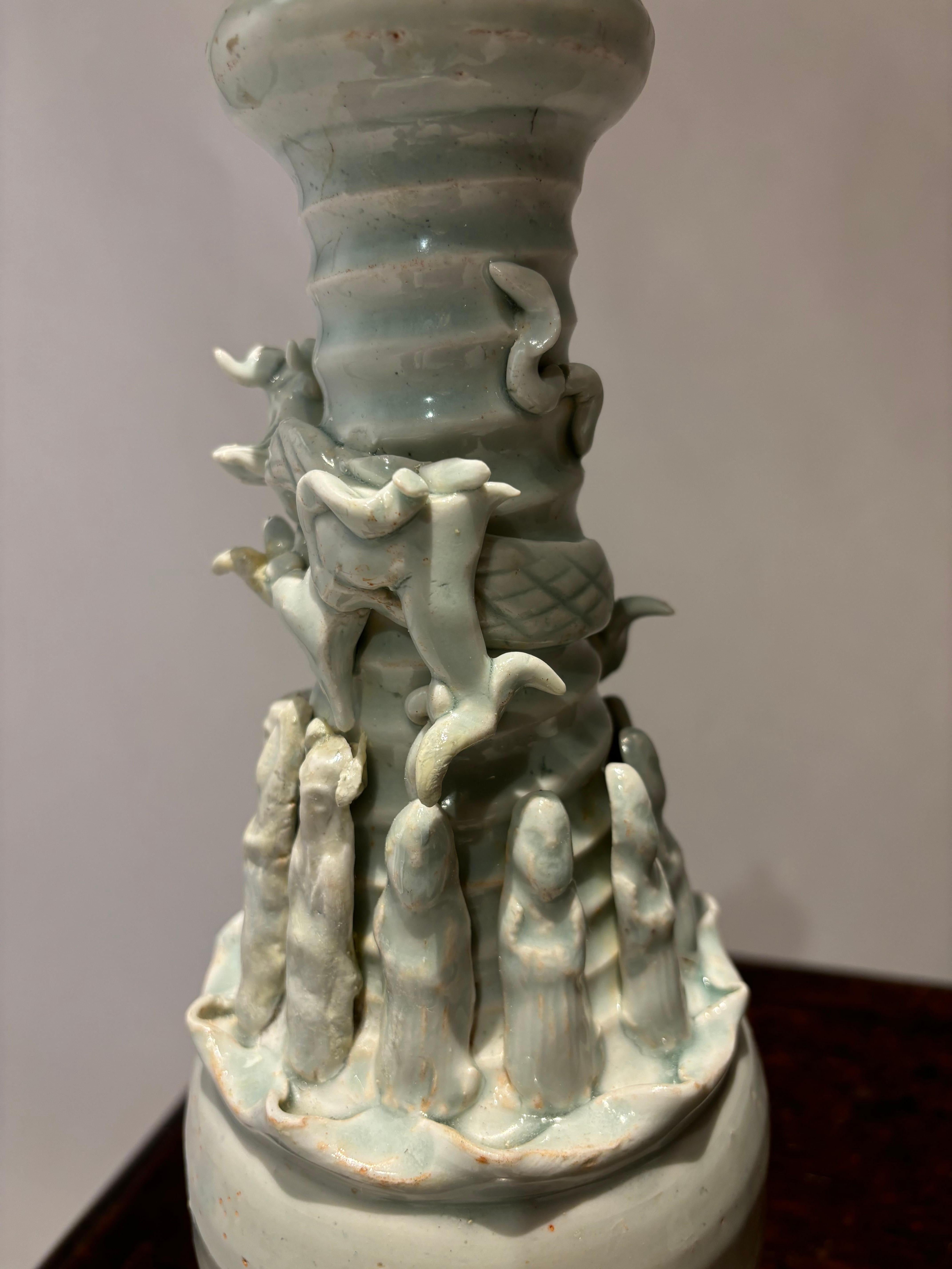 Chinese Glazed Porcelain Urns, Song Dynasty 12th Century For Sale 10
