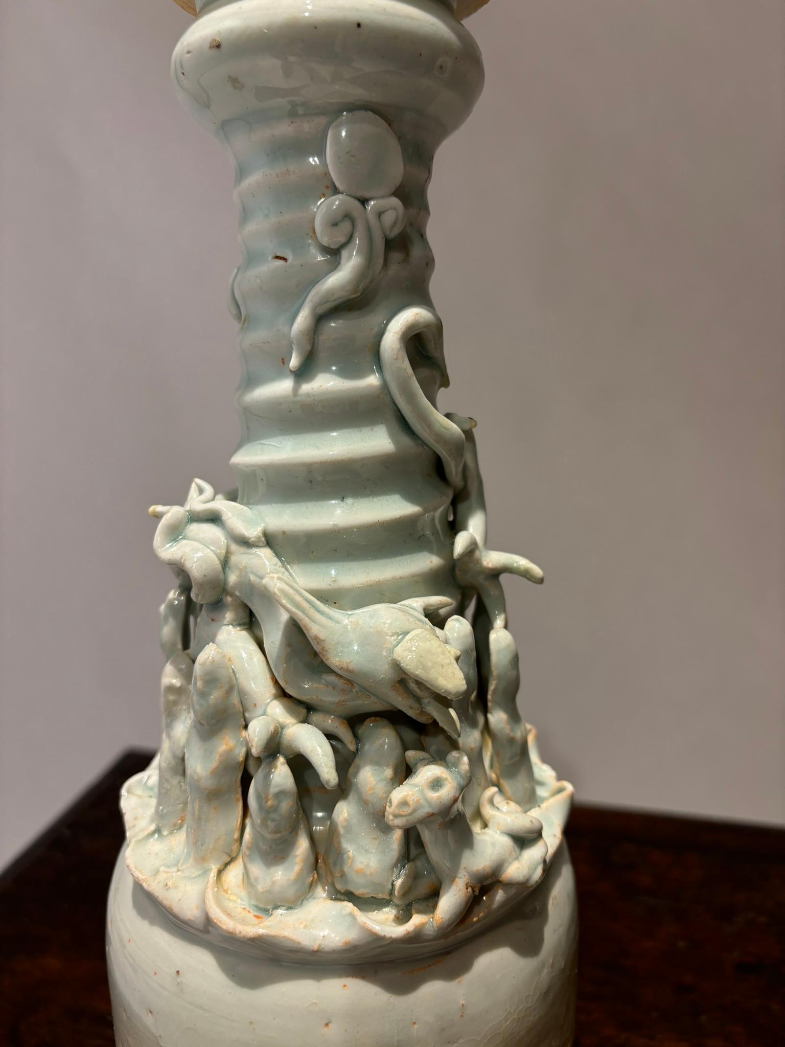 Ceramic Chinese Glazed Porcelain Urns, Song Dynasty 12th Century For Sale