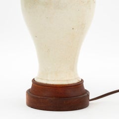 Chinese Glazed Stoneware Vase as Lamp