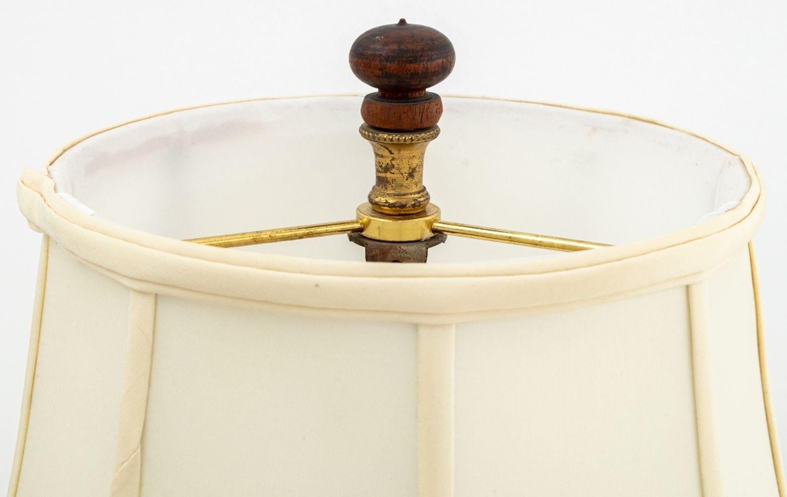Qing Vase en grès émaillé chinois en guise de lampe en vente