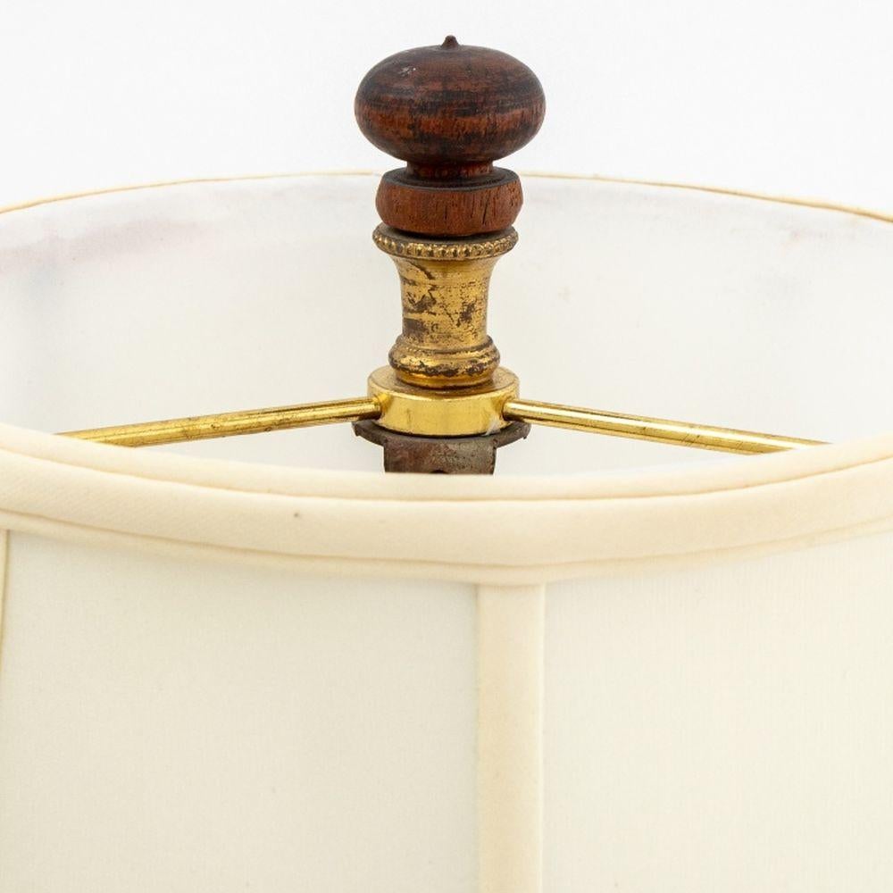 Chinois Vase en grès émaillé chinois en guise de lampe en vente