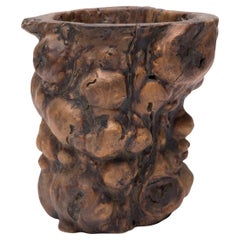 Chinese Gnarled Root Brush Pot, c. 1850